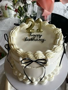 Cake For 21st Birthday, 21 Birthday Cake Ideas For Her, Funny Birthday Sayings, Classy 21st Birthday, Happy Birthday Post, 21st Birthday Pictures, 21st Bday Cake, 21 Cake, Simple Happy Birthday