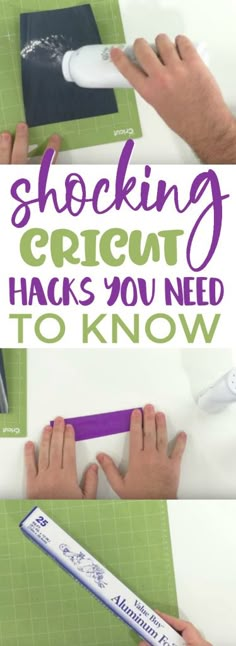 the instructions for making cricut hacks you need to know