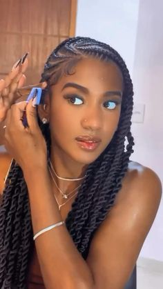 Hairstyles With One Attachment, Formal Cornrow Hairstyles, One Attachment Hairstyles, Attachment Styles Hair, Braids For Round Faces Black Women, Side Cornrows Braids For Black Women, Hair Styles With Attachment, Classy Braids Hairstyles, Lines Hairstyles African