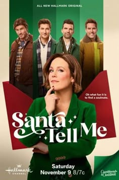 the poster for santa tell me