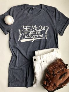 Baseball Shirts! Fall Shirts Vinyl, Shirt Tuck, Tshirt Quotes, Softball Life, Baseball Tees, Baseball Mom Shirts, Take Me Out, Vinyl Shirts, Sports Mom