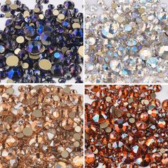 1440pcs Flatback Crystal Nail Rhinestones Multi Size Charm Nail Art Decorations Charm Art, Charm Nail, Nail Rhinestones, Crystal Nails, Rhinestone Nails, Nail Decorations, Nail Art Decorations, Gems