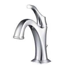 A combination of clean, refined lines and an elegantly arched spout give the classically-inspired KRAUS Arlo™ basin faucet (KBF-1201CH) a timeless appearance that makes it the perfect accent for any bathroom sink. Matching lift rod drain included. Kraus Arlo Chrome Single Hole 1-Handle WaterSense Bathroom Sink Faucet with Drain and Deck Plate | KBF-1201CH Pedestal Sink, Single Hole Bathroom Faucet, Bath Ideas, Bath Faucet, Lavatory Faucet, Bathroom Basin, Rustic Bathroom, Guest Bath, Bathroom Faucet