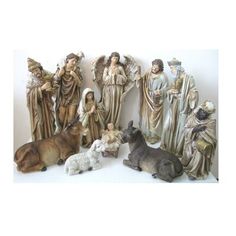 Christmas Nativity Set, Christmas Apartment, Nativity Scenes, Nativity Sets, The Nativity, True Meaning Of Christmas, Earth Tone Colors, Religious Christmas, Christmas Wonderland