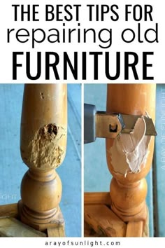 the best tips for repairing old furniture