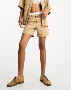 Pantalones cortos de JJXX Parte de un conjunto La camisa se vende por separado Talle medio Trabillas para cinturón Cinco bolsillos Diseño amplio Shorts Co Ord, Shorts Cargo, Co Ord Set, Co Ord, Converse Chuck, Dr. Martens, Cargo Shorts, Adidas Originals, Mid Rise