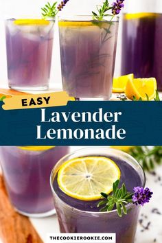 lavender lemonade is an easy and delicious drink to enjoy