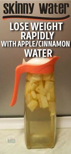 Lose Weight Rapidly Apple Cinnamon Water, Bodybuilding Meal Plan, Cinnamon Water, Diet Schedule, Fruit Diet, Detox Drinks Recipes, Diet Keto, Apple Cinnamon, 5 Pounds