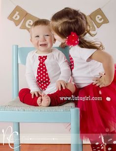 matching brother sister outfits Baby Boy Photo Shoot Ideas, Valentine Pics, Sister Clothes, Baby Holiday Photos, Sister Valentine, Feb 14th, Valentine Mini Session, Clothes Matching, Boy Photo Shoot