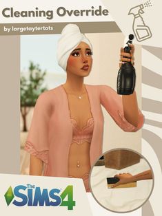 Cleaning Overrides by LargeTayterTots | Patreon Sims 4 Tsr, Play Sims 4, Pelo Sims