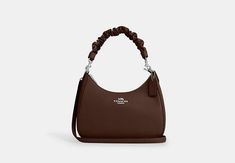 Inspired by the relaxed style of classic hobo silhouettes our Teri Hobo Bag is the perfect size to wear comfortably every day (while still carrying all your necessities). Crafted of smooth leather this ruched hobo bag fits your essentials—phone keys and wallet—and keeps them secure with a zip closure. You can wear this women's leather hobo bag two ways thanks to a detachable handle and strap that make it extra versatile. For added organization there’s even an outside zip pocket and interior mult 2024 Bags, Sling Bag Mini, Sustainable Bag, Hobo Purse, Coach Outlet, Pretty Bags, Leather Hobo Bag, Leather Hobo, Office Work