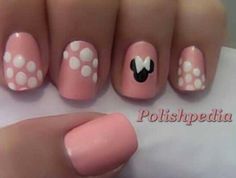 Disney nails. Disney Nail Art, Nails Shellac, Super Nails, Nails For Kids, Nails Polish