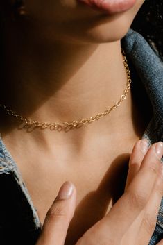 Make a Statement with this gorgeous NEW Phoebe chain! A lightweight chain that lays so beautifully on your neck. This chain looks incredible as a shorter chain (16 inches). Gold-filled is the closest alternative to solid gold. Gold filled jewelry has a thick layer of solid gold bonded onto the base layer, usually brass or sterling silver. Compared to gold plated which uses a process of electroplating that quickly dips your jewelry in gold, resulting in a miniscule layer of gold, gold-filled is m Gold Bond, Gold Filled Jewelry, Gold Gold, Base Layer, Feel Confident, Live For Yourself, Solid Gold, Gold Filled, Gold Plate