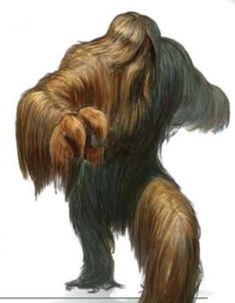 an image of a bigfoot standing on its hind legs