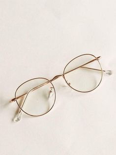 Gold Glasses Frames, Glasses Inspiration, Clear Glasses Frames