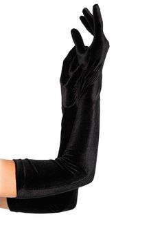 Velvet Opera Length Gloves Goth Gloves, Flapper Outfit, Opera Length Gloves, 1920s Looks, Gatsby Costume, Velvet Gloves, Velvet Glove, Costume Gloves, Flapper Costume