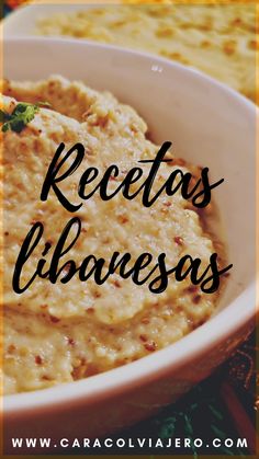 a white bowl filled with food and the words recetas albaresas above it