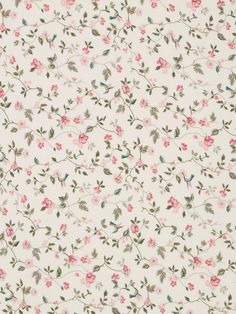 a white background with pink flowers and green leaves on the bottom right corner is an off - white wallpaper