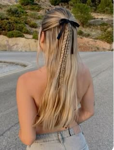 Birthday Hairstyles For School, Hairstyles For Long Thick Hair Easy, Recruitment Hairstyles, Dainty Hairstyles, 8th Grade Graduation Hairstyles, Cut Hairstyles For Long Hair, Fun Braided Hairstyles, Country Concert Hairstyles, Going Out Hair