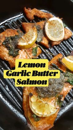 grilled fish with lemons and herbs on top of the bbq grate