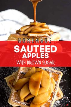 homemade sauteed apples with brown sugar are the perfect side dish for any holiday meal