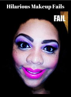 Bad Makeup Fails, Makeup Gone Wrong, Ugly Makeup, What Is Makeup, Bad Eyebrows, Bad Makeup, Makeup Fails, Too Much Makeup, Makeup Humor