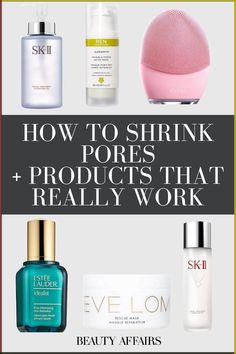 Not sure how to shrink large pores? here's our guide to the best skincare products for enlarged pores. How To Fix Large Pores, Blind Pimple, Face Pores, Revision Skincare, The Best Skincare, Plant Based Skincare, Reduce Pores, Combo Skin, Skin Structure