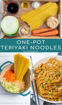 This is a one-pot masterpiece, Teriyaki Noodles Recipe with Vegetables. This easy vegetarian meal is made with vegetables, noodles, and a simple homemade sauce all made in one pot! Perfect as a meatless main dish or the perfect accompaniment to teriyaki chicken. Ready in 25 minutes, your family will fall in love! Recipe | Easy | With Spaghetti | Vegetarian | Homemade Teriyaki Noodles Recipe, Spaghetti Vegetarian, Recipe With Vegetables, Teriyaki Noodles, Resep Pasta, Vegetarian Meal, Noodles Recipe, Teriyaki Chicken, Vegetarian Recipes Easy