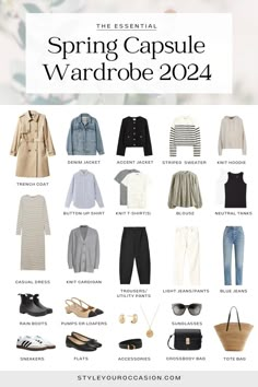 Chic Capsule Wardrobe, Minimalist Wardrobe Capsule, Capsule Wardrobe Checklist, Capsule Wardrobe Women, Capsule Wardrobe Casual, Spring Summer Capsule Wardrobe, Classic Capsule Wardrobe, Capsule Wardrobe Outfits, Capsule Wardrobe Ideas