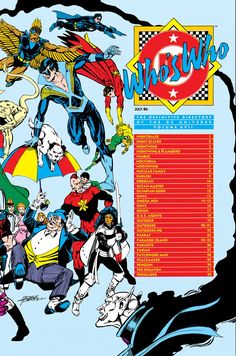 ?Who's Who: The Definitive Directory of the DC Universe (1985-) #17 Ocean Master, Nuclear Family, Omega Man, Who's Who, Dc Characters, Paradise Island, Nightwing