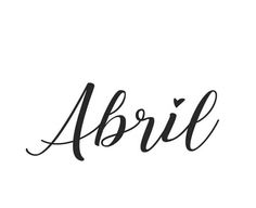 the word abil written in black ink