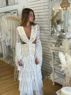 Hawaii Wedding Dresses, Boho Bridal Shower Dress, Birth Dress, Beach Wedding Shoot, Hawaii Wedding Dress, Fringe Wedding Dress, Western Bride, Greek Goddess Dress, Unusual Wedding Dresses