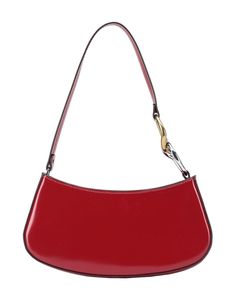 medium, polished leather, brand logo, solid color, zipper closure, internal zip pocket, evening & special events, contains non-textile parts of animal origin , Color: Maroon , Size: -- Bag Women, Special Events, Bags Women, Brand Logo, Zip Pockets, Women Handbags, Textiles, Solid Color, Zipper