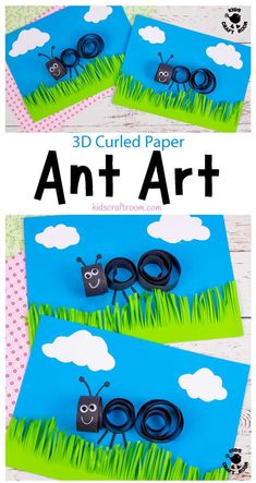 Ant Craft, Ants Activities, Ant Crafts, Ant Art, Bugs Preschool, Fun Summer Crafts, Kids Craft Room