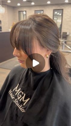 Long Curtain Bangs Updo, Butterfly Bangs Hairstyle, Ella Langley Bangs, Curtain Bangs Tutorial Cut, How To Cut Curtain Bangs Tutorial, Short Layers With Curtain Bangs, How To Fix Bangs, Layer With Bangs, Bangs Heart Shaped Face