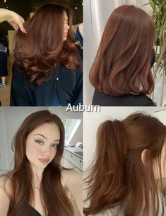 Hair Tint, Ginger Hair Color, Hair Color Auburn, Haircuts For Medium Hair