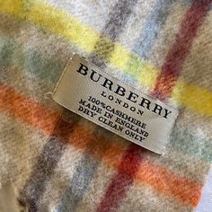 In Perfect Condition, Lightly Worn Burberry Accessories, Burberry London, Cashmere Scarf, Scarf Wrap, Burberry, Cashmere, Scarf Accessory, Women Accessories, Women Shopping