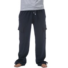 These cargo styled fleece pants with elastic waistband and drawcord ankles are made for warmth and ultimate comfort. Jockey Mens, Pro Club, Cargo Joggers, Cargo Pant, Fleece Pants, Fleece Joggers, Jogger Sweatpants, Bottom Clothes, Fleece Fabric