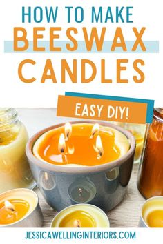 how to make beeswax candles easy diy for beginners and homeowners