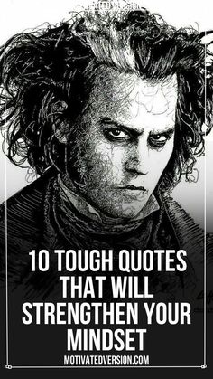 a man with curly hair and the words 10 tough quotes that will straighten your minds