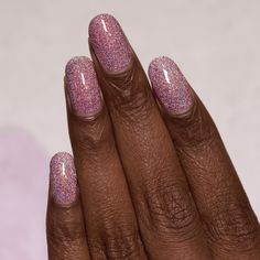 Rose Gold Ultra Holographic Nail Polish Cute Colors For Nails, Colors For Nails, Ilnp Nail Polish, Color For Nails, Cute Colors, Holographic Nail Polish, Rosy Pink, Spring Bouquet, Holographic Nails