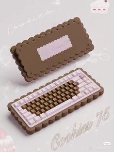 some type of cookie that is made to look like a computer keyboard