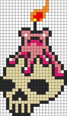 an image of a cross stitch pattern that looks like it has been made to look like a