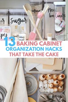 baking cabinet organization hacks that take the cake