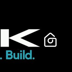 an image of the logo for kk real estate, build