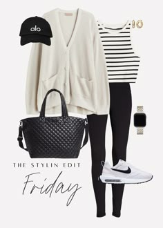 Mix & Match - Stylin by Aylin Sport Work Outfit, Leggins Outfit, Outfits Of The Week, Skandinavian Fashion, Weekly Outfits, Mode Casual, Athleisure Outfits, Sporty Outfits, 가을 패션