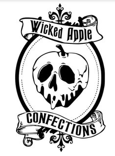 a black and white drawing of a skull in a circle with the words,'wired apple