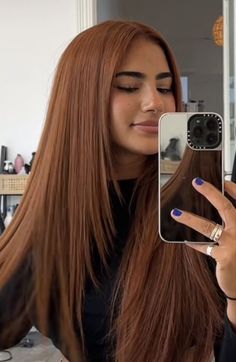 Hair Color For Brown Skin, Rambut Brunette, Autumn Hair, Honey Brown Hair, Brown Hair Inspo, Brown Hair Color