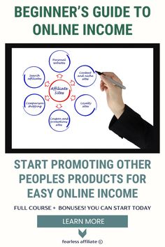 the beginner's guide to online infosece start promoting other people products for easy