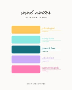 the color palette for this website is very colorful and has many different colors to choose from